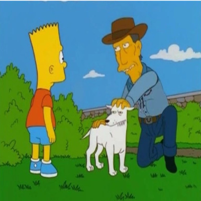 Bull terrier in The Simpsons