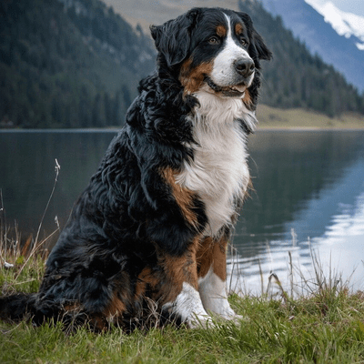 Tricolor Bernese Mountain Dog